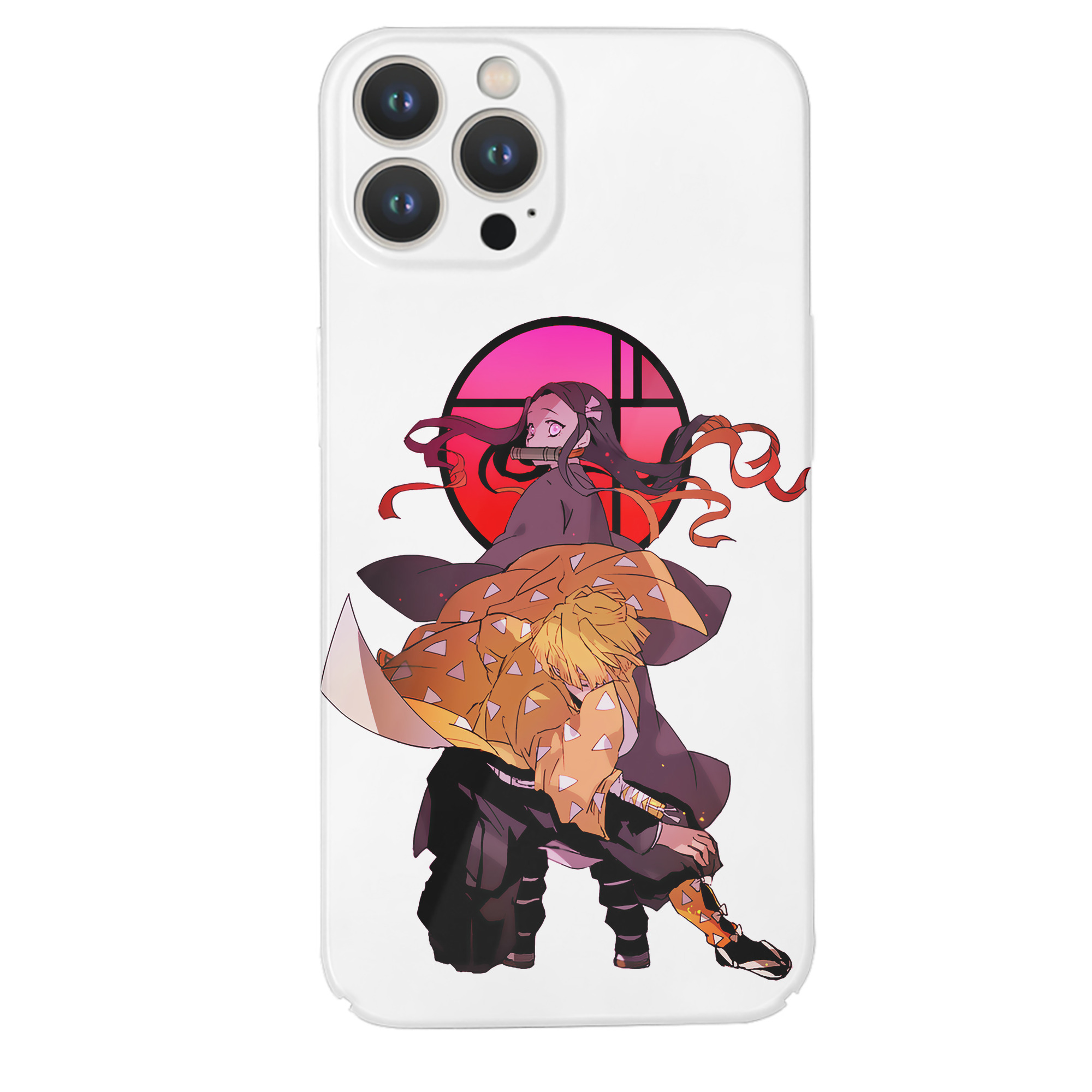 （画像用） 鬼滅の刃（きめつのやいば）我妻 善逸／あがつま ぜんいつ Agatsuma Zenitsu 【iPhone 14シリーズ対応】ハードケース